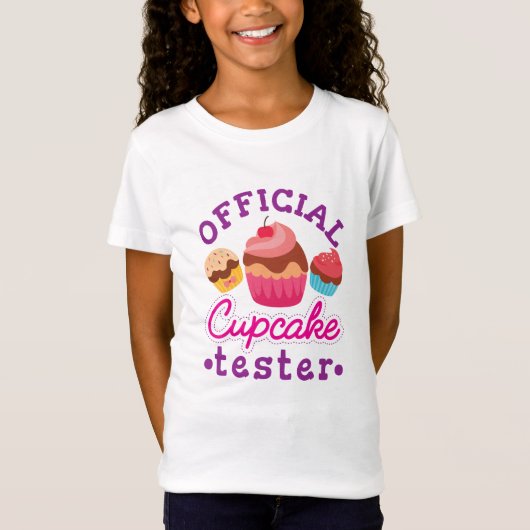 オフィシャルカップケーキテスター Tシャツ (正面)