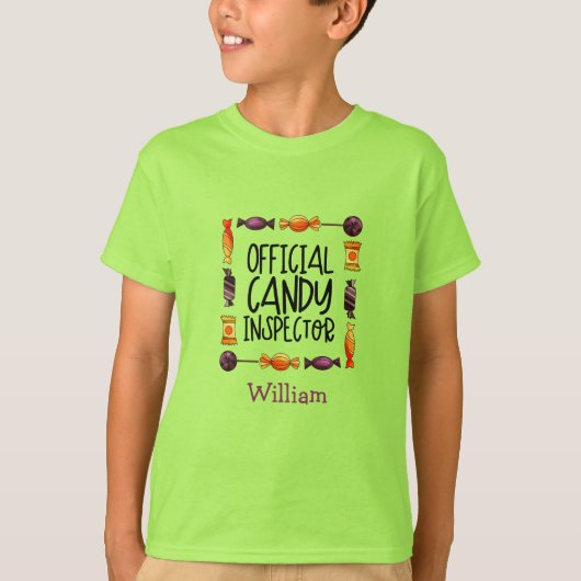 オフィシャルキャンディ監察官ハロウィーン Tシャツ (正面)