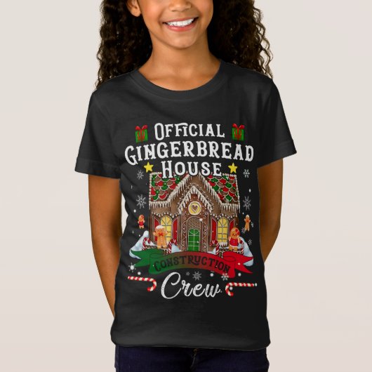 オフィシャルギンガーブレッドハウス建築クルーChris Tシャツ (正面)