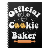 オフィシャルクッキーベイカークッキー愛好家クリスマス ノートブック (正面)