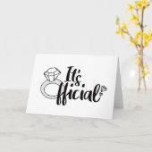 オフィシャルクリップアート婚約リングや輪フューチャーブライドプラス カード (黄色い花)