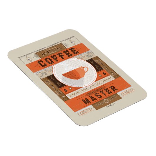 オフィシャルコーヒー醸造マスター マグネット (右側)