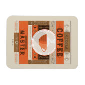 オフィシャルコーヒー醸造マスター マグネット (横)