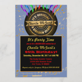 オフィシャルゴールデンオルディパーティの招待状 招待状