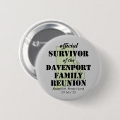 オフィシャルサバイバー（緑） 缶バッジ (正面&裏面)