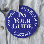 オフィシャルシティツアーガイドバッジボタン 缶バッジ (インサイチュ)