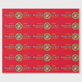 オフィシャルシール – 海兵隊 ラッピングペーパー (フラット)