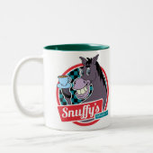 オフィシャルスナッフィーのコーヒーマグ ツートーンマグカップ (左)