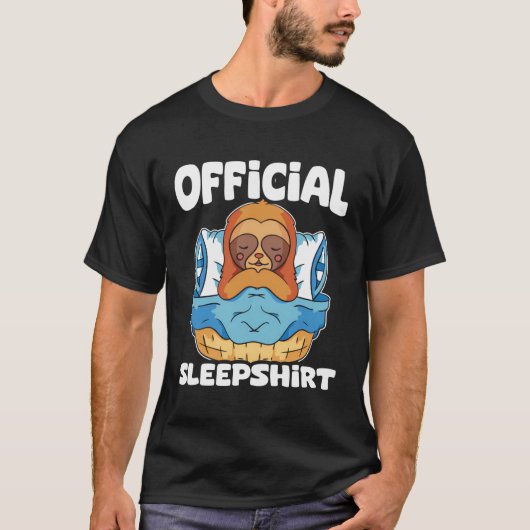 オフィシャルスリープシャツナマズ動物ナマズ愛好家ファン Tシャツ (正面)