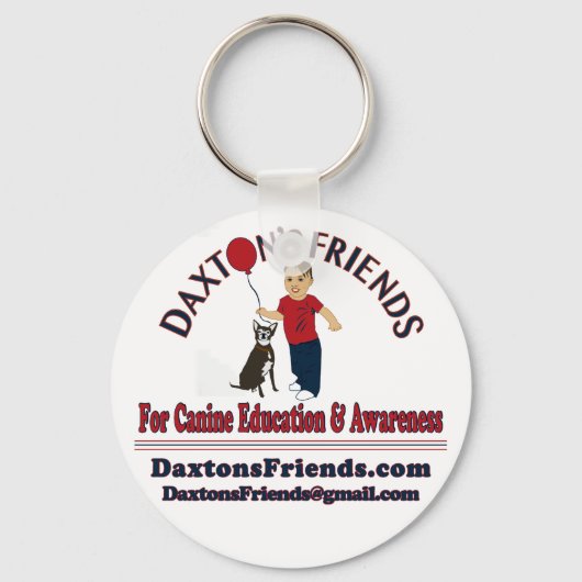 オフィシャルダクストンズフレンズキーチェーン キーホルダー (正面)