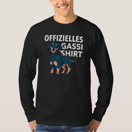 オフィシャルダシュント犬 Tシャツ (正面)