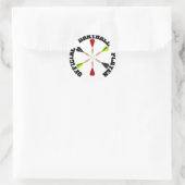 オフィシャルダートボールプレーヤー ラウンドシール (バッグ)