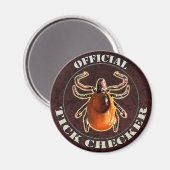 オフィシャルティック市松模様に冷蔵庫用マグネット マグネット (正面/裏面)