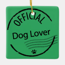 オフィシャルドッグ愛好家 セラミックオーナメント