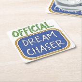 オフィシャルドリームチェザー スクエアペーパーコースター (アングル)