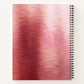 オフィシャルバドスボスバベメタリックバラ金ゴールド名 ノートブック (裏面)