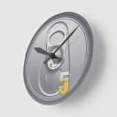 オフィシャルビールタイマー丸型時計 ラウンド壁時計 (傾斜)