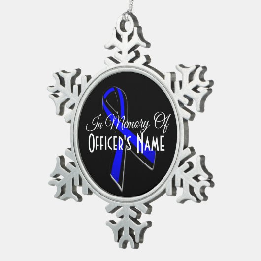 オフィシャルピーター落ちたオーナメントの記憶の中で スノーフレークピューターオーナメント (右)