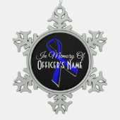 オフィシャルピーター落ちたオーナメントの記憶の中で スノーフレークピューターオーナメント (正面)