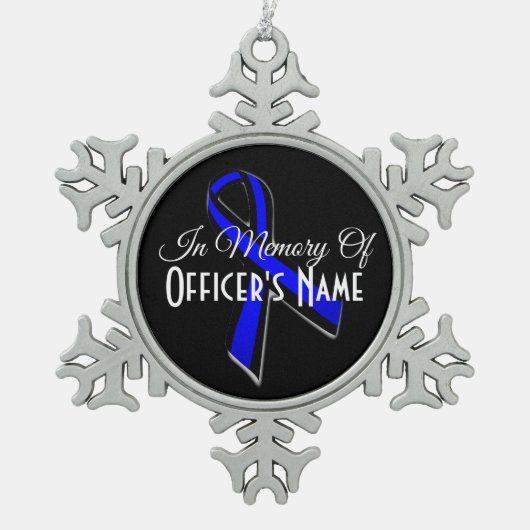 オフィシャルピーター落ちたオーナメントの記憶の中で スノーフレークピューターオーナメント (正面)