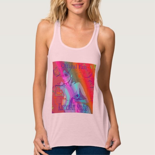 オフィシャルファンレディースシャツカッパーアートスタジオ タンクトップ (正面)
