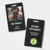 オフィシャルフォトグラファー バッジ (正面＆裏面)