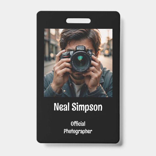 オフィシャルフォトグラファー バッジ (正面)