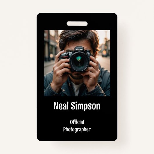 オフィシャルフォトグラファー バッジ (正面)