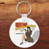 オフィシャルベルダ:ガール刑事キーチェーン キーホルダー (正面)