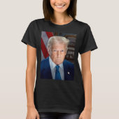 オフィシャルホワイトハウスポートレートドナルドJトランプ2025 Tシャツ (正面)