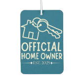 オフィシャルホームオーナーベスト。2025最初誇りを持ったのタイマー カーエアーフレッシュナー (正面)