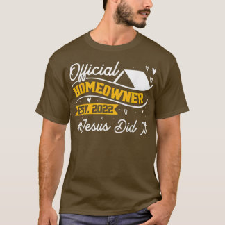 オフィシャルホームオーナー引っ越し祝いパーティー2022ニューホームオーナー Tシャツ