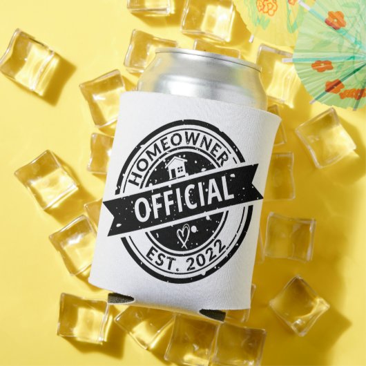 オフィシャルホームオーナーEST.2022引用文引っ越し祝いパーティー 缶クーラー (インサイチュ 夏)