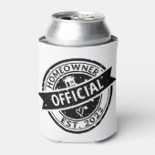 オフィシャルホームオーナーEST.2022引用文引っ越し祝いパーティー 缶クーラー (缶正面)
