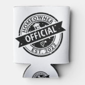 オフィシャルホームオーナーEST.2022引用文引っ越し祝いパーティー 缶クーラー (正面)