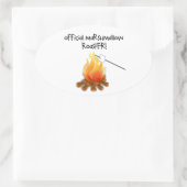 オフィシャルマーシュマロ・ロースター 楕円形シール (バッグ)