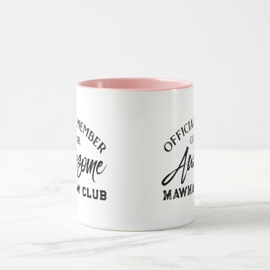 オフィシャルメンバーモウマウクラブマグ マグカップ (中央)