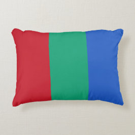 オフィシャルレッドグリーンブルー火星国旗Tricolor アクセントクッション