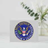 オフィシャルワールド最高のの甥の部署名 ポストカード (スタンド正面)