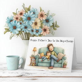 オフィシャル昼寝チャンプファーザーズデイ カード