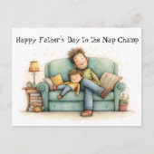 オフィシャル昼寝チャンプファーザーズデイ ポストカード (正面)