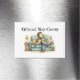 オフィシャル昼寝チャンプファーザーズデイ マグネット