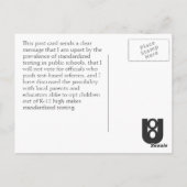 オフィシャル統一されたオプトアウト ポストカード (裏面)