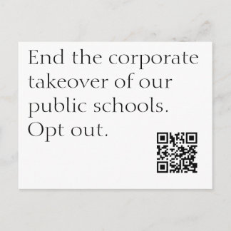 オフィシャル統一されたオプトアウト ポストカード