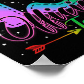 オフィシャル10代の若者インレインボーカラー13誕生日 ポスター (角)