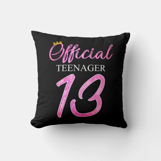 オフィシャル10代の若者ガールプリンセス13th誕生日2008 クッション (正面)
