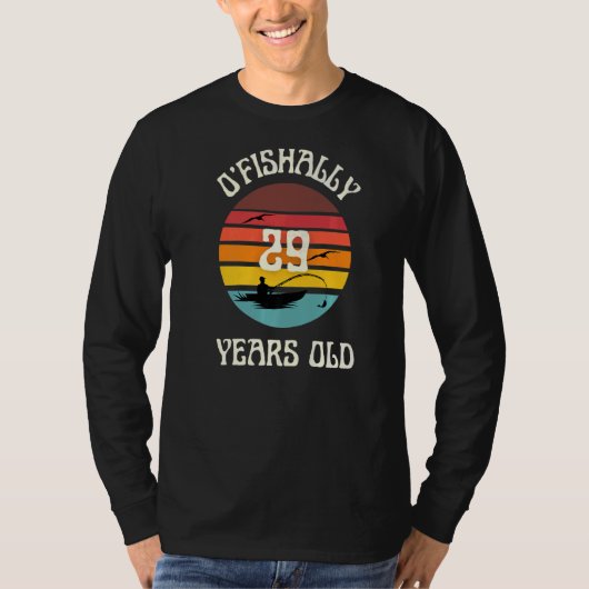 オフィシャル29歳魚釣り誕生日パーティー Tシャツ (正面)