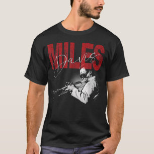 オフィシャル・マイルス・デイビス・ダストレスフォト・ジャズ Tシャツ