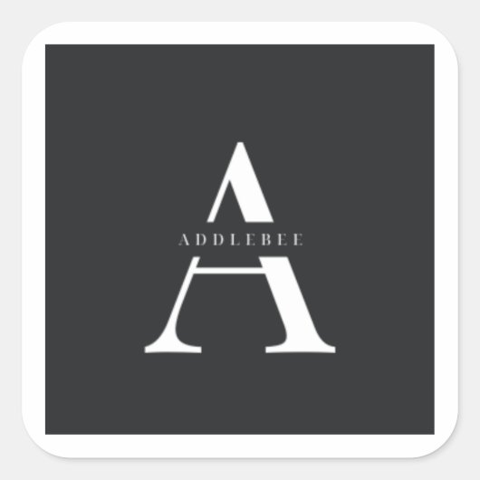 オフィシャルAddlebeeステッカー スクエアシール (正面)