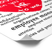 オフィスおもしろい向け人事アート ポスター (角)